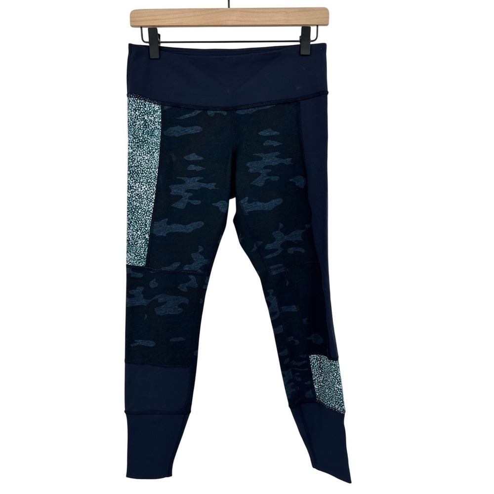 Lululemon Wunder Under Leggings Sz 8 Inkwell Camo Sashiko High Rise Run Yoga‎